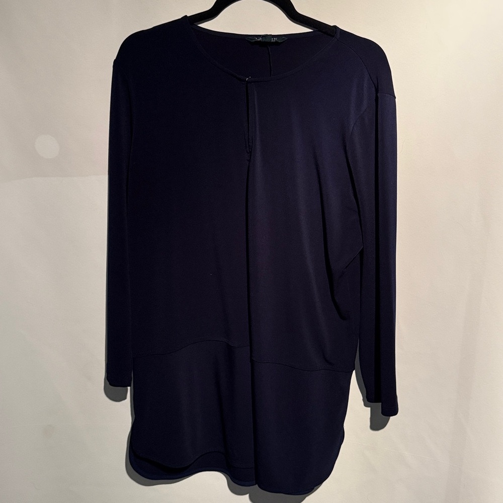 Ralph Lauren Navy Blue Blouse